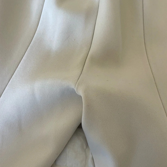 The Row beige off white  structured tailored crop pants - Picture 8 of 10